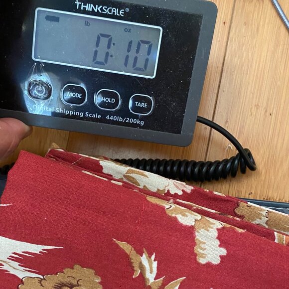 Vintage Fieldcrest Cannon King Floral Pillowcases Shams 20x36 Red Beige - Picture 5 of 5